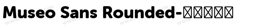 Museo Sans Rounded字体转换